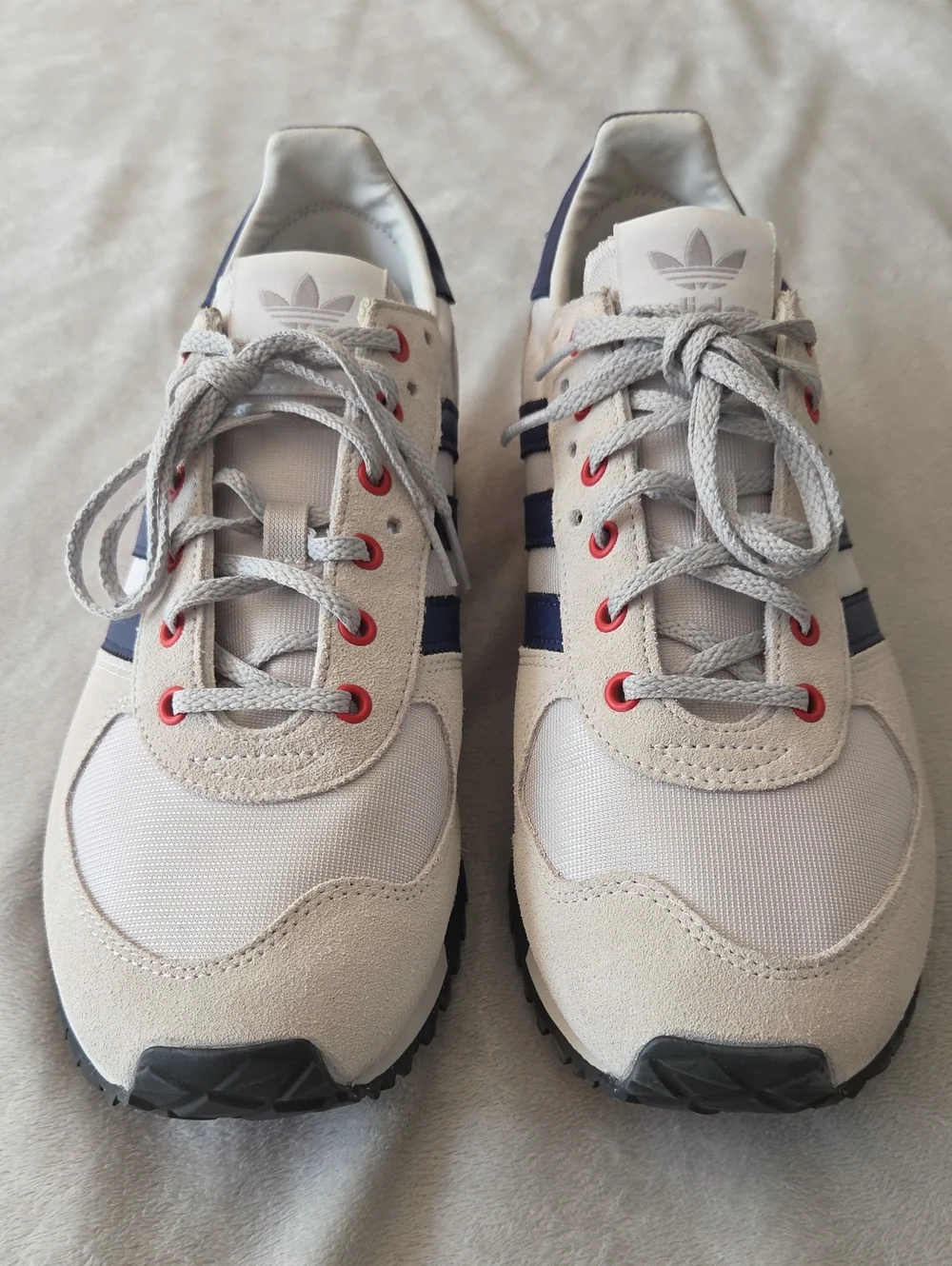 Men's Adidas Hoylake, As New Condition, Size 10, Grey, Blue & Red
